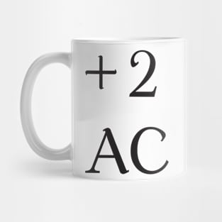 +2 AC  Armor Class Dungeons and Dragons Mug